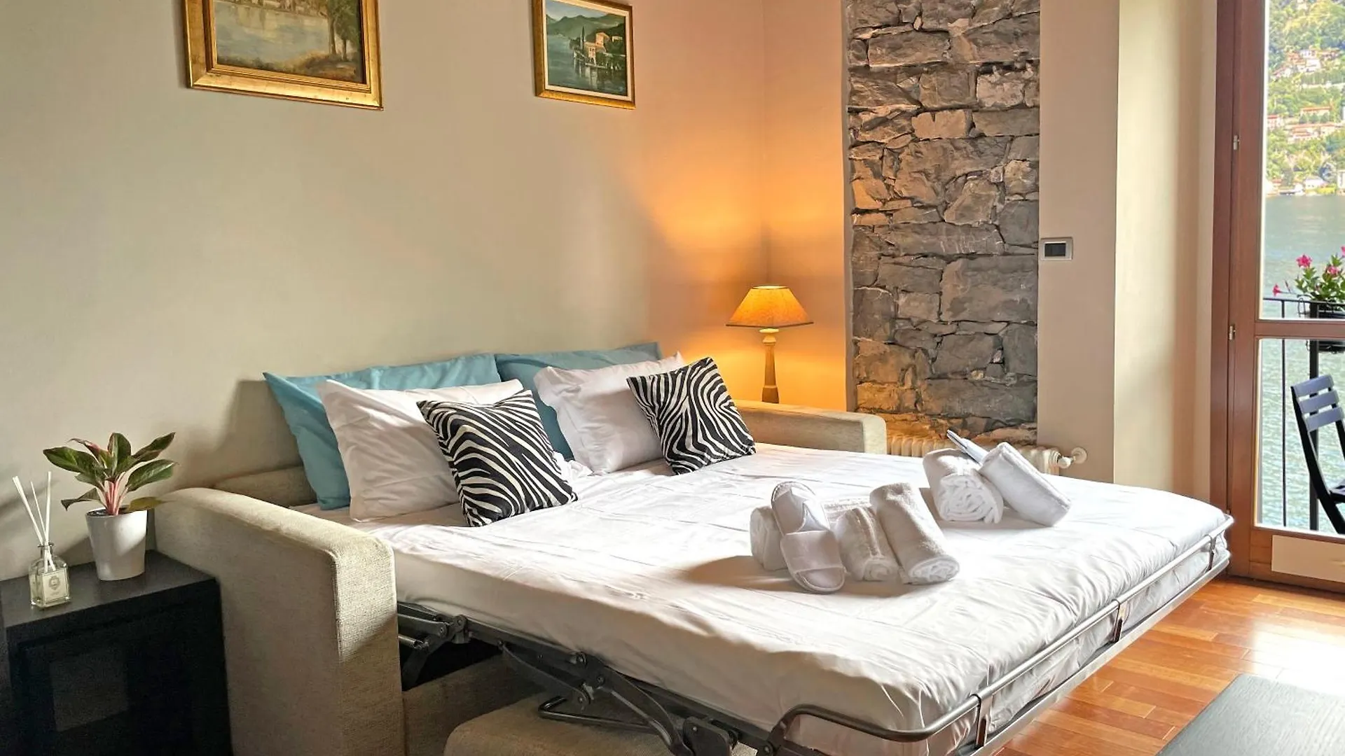 Apartamento Balcony On The Lake - Free Parking, Lake View Laglio Itália
